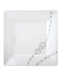 COULEUR MER Assiette plate Carrée South Pacific