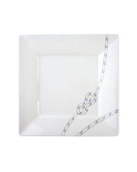 COULEUR MER Assiette dessert Carrée South Pacific