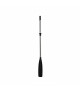 EGALIS Aviron Ø35MM Noir Long. 220 cm avec manchon