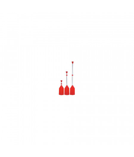 TREM Aviron d'urgence télescopique avec poignée