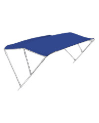 TREM Bimini 3 arceaux 170x180x140cm toile bleu navy