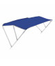 TREM Bimini 3 arceaux 170x180x140cm toile bleu navy
