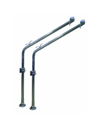 SDI Bossoirs inox fixes (la paire) 60kg