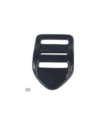VMG Boucle sangle 25mm noire les 5