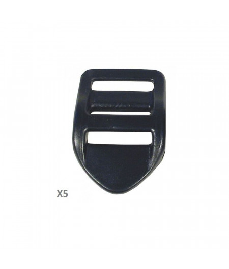 VMG Boucle sangle 25mm noire les 5