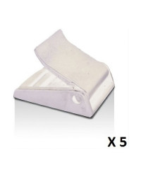 VMG Boucle sangle à came 25mm blanche les 5