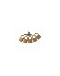 PLASTIMO LOT DE 5 CADENAS LAITON 40MM