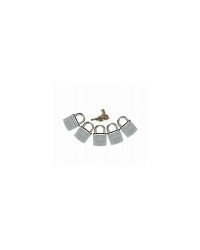 IFAM Cadenas chromés M-30 mêmes clés les 5