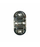 HOLT Cadène inox articulée double Ø6mm 4 pts de fixation