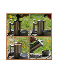 HANDPRESSO Cafetière à piston 600 ml