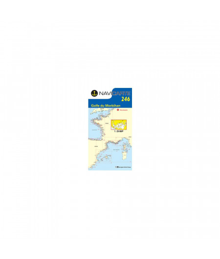 NAVICARTE Carte n°246 Golfe du Morbihan