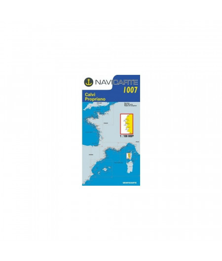 NAVICARTE Carte n° 1007 Calvi-Propriano