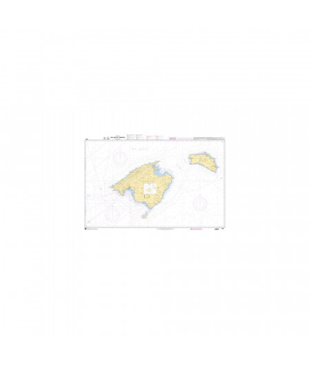 SHOM L7782 de Isla Dragonera à Cabo Blanco