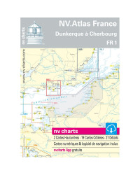 NV Charts Atlas de Dunkerque à Cherbourg FR1