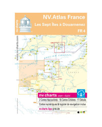NV Charts Atlas Les sept îles à Douarnenez FR4