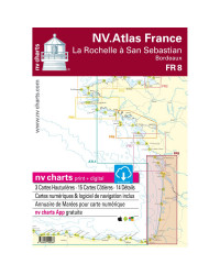 NV Charts Atlas La Rochelle à San Sebastian FR8
