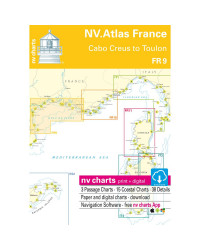NV Charts Atlas de Cabo Creus à Toulon FR9