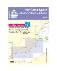 NV Charts Atlas Espagne Cabo San Antonio to Gibraltar ES3