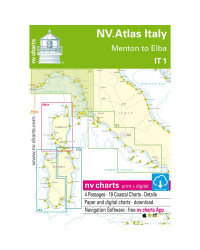 NV Charts Atlas Italie De Menton à Elba It 1