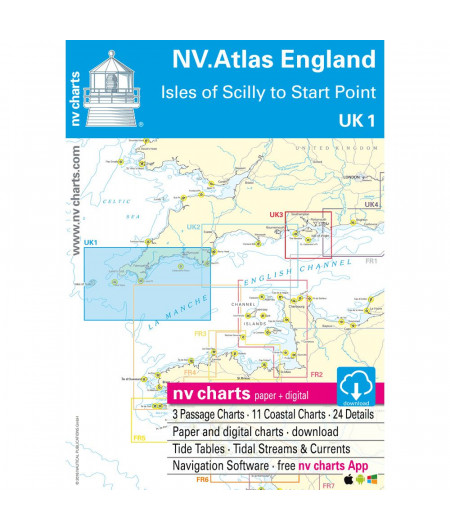 NV Charts Atlas UK îles de Scilly au phare de Star Point UK1