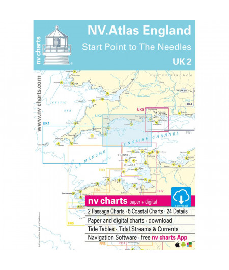 NV Charts Atlas UK Star point à The needles UK2