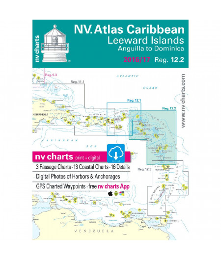 NV Charts Atlas Anguilla à la Dominique 12.2