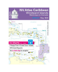 NV Charts Atlas Martinique à Grenade 12.3