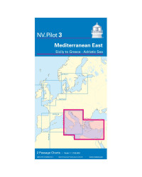 NV CHARTS Pilot 3 Carte marine Hauturière Mediterranée Est