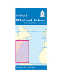 NV CHARTS Pilot 6 Carte Hauturière Côte Est US Caraïbes
