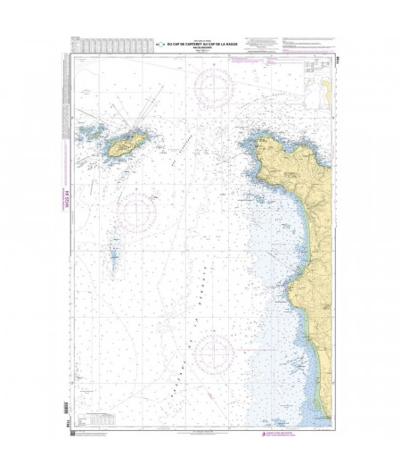 SHOM 7158 A PLAT Du Cap De Carteret Au Cap De La Hague