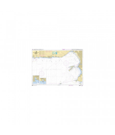SHOM 7392LSH Carte Pliée Cote Sud De France Golfe Marseille