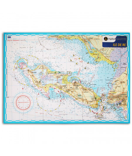 NAVICARTE Carte plastifiée Ile de Ré