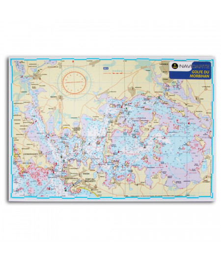 NAVICARTE Carte plastifiée Golfe du Morbihan