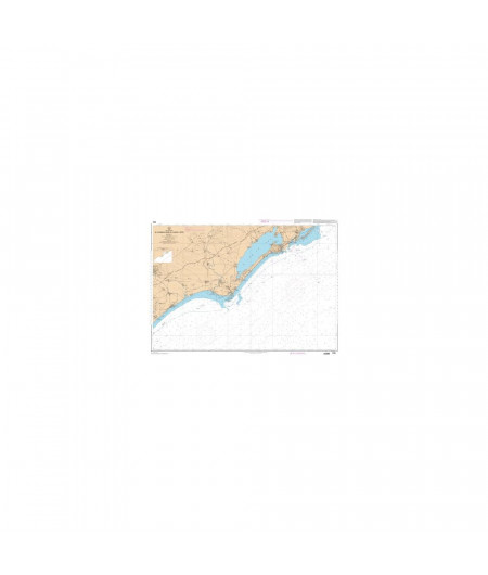 SHOM 7054 à plat de l'embouchure de l'Aude à Sète
