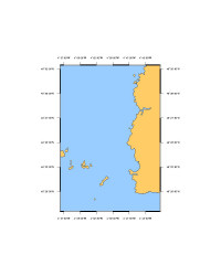 SHOM 7122 à plat de la Pointe de St Mathieu au phare du Four
