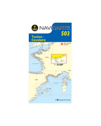 NAVICARTE Carte n°503 Toulon - Cavalaire