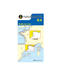 NAVICARTE Carte n°R.4 Golfe du Lion - Marseille - Barcelone