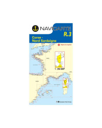 NAVICARTE Carte n°r3 Corse - Nord Sardaigne