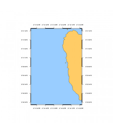 SHOM L7482 De l'Ilet à Kahouanne aux Saintes