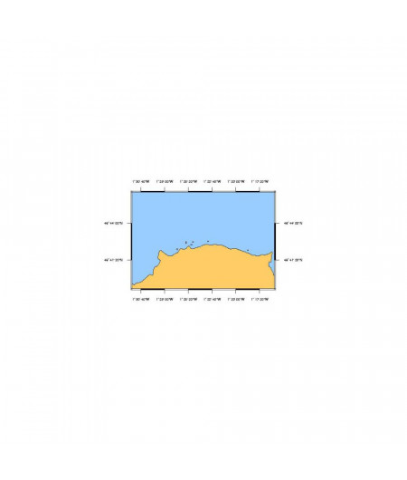 SHOM L7444 Du cap Levi à Barfleur