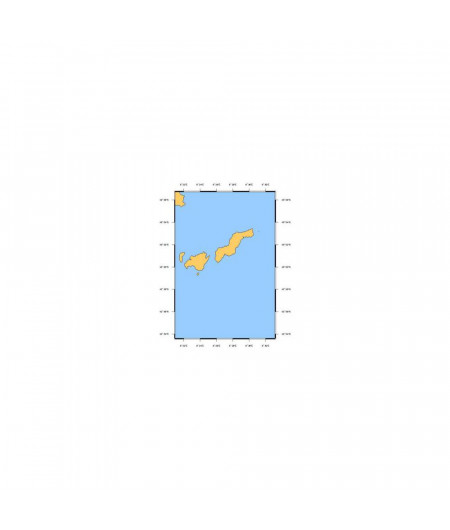 SHOM L6615 Ile de Port-Cros et du Levant (Iles d'hyeres)