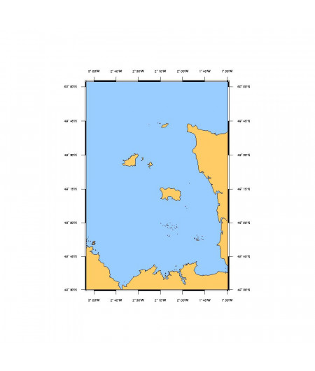 SHOM L6966 Des Héaux-de-Bréhat au Cap Lévi