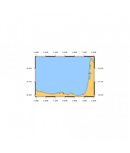 SHOM L6991 de la Gironde à Cabo Peñas
