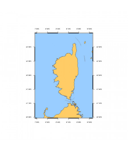 SHOM L7025 Ile de Corse