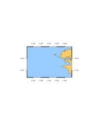 SHOM L7066 Île Vierge à Penmarc'h - abords de Brest