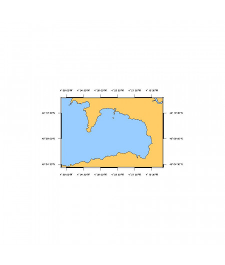 SHOM L7121 Baie de Douarnenez