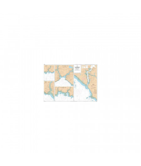 SHOM L7138 Ports et mouillages en Bretagne Sud