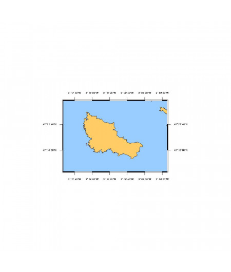 SHOM L7142 Belle Ile