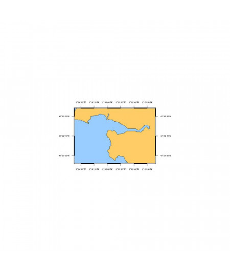 SHOM L7144 Embouchure de la Vilaine Damgan à La Roche-Bernar