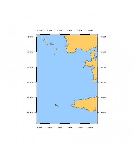 SHOM L7148 Du Goulet de Brest à la Chaussée de Sein